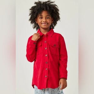 Gap Toddler Red Corduroy Shirt